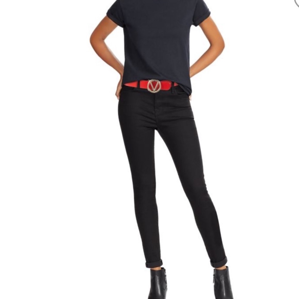 NWT VALENTINO RED LEATHER BELT - Picture 7 of 7